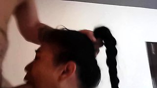 Amateur blondes pov blowjob and hardcore fun with lucky dude