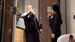 Amateur duo in public, warm latina car blowjob, missionary