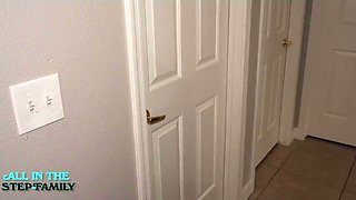 Cock hungry Kymber Leigh, went down on a stepson to get satisfied POV