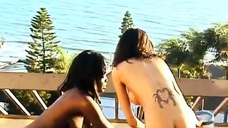 Ebony Lesbians Scissoring - Amateur Black Girl Fun