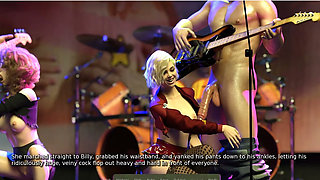 My Hotwife - Gameplay - Roleplay - Wife Fucks in Concert Stage Infront of Audienace