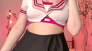 Big Tits, Young and Slim Model