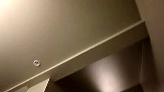 Naughty Latina in See-Through Dress Gives Blowjob & Gets Fucked Doggystyle in Public Hotel - Almost Caught!