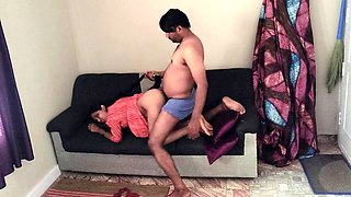 Hot Indian model Resaal takes charge and penetrates her boyfriend