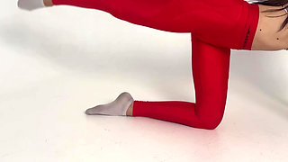 leggings stretching goddess socks