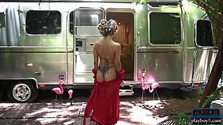 Trailer park blondie is hottie and petite