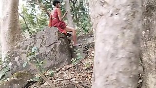 Desi Teen Girl Fucked Hard by Stranger in Jungle - Full HD Indian Village Sex