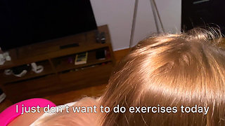 Fitness Workout Gone Wrong. Huge Creampie!