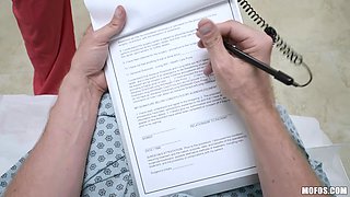 Nurse Athena Palomino POV threesome sex