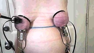 BDSM ordeal for saggy breasted slut Sarah