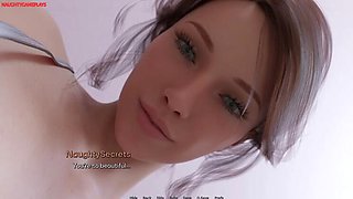 Naughty Gameplays Horny MILF Landlady Teasing Huge Ass and Big Tits - Heart Problems Ep17 Fuck