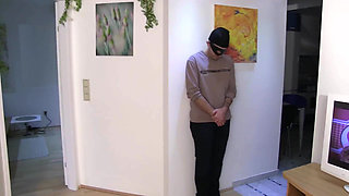 Foot licking instructions to a slave