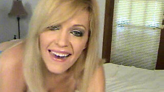 Busty MILF Charlee Chase Blue Lingerie BJ, Tittyfuck and Fuck N Facial!