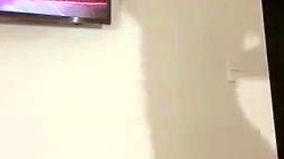 Samantha Shadow Plays Before Standing Masturbation
