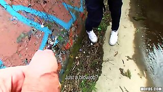 The Brunette Accepts To Fuck For Money