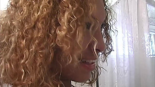 Curly Latina MILF Dulce Takes Deep Anal From Behind