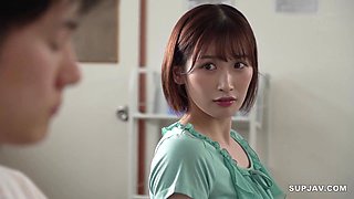 Japanese wife enjoys steamy office squirt creampie sex