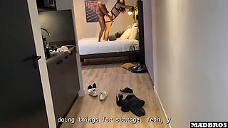 Gorgeous French Goth MadBros Phenomenal Big Booty Endures Relentless Anal Pounding and Intense Double Pen