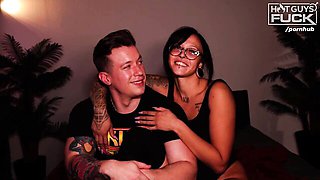 Lissome mantrap's big tits video