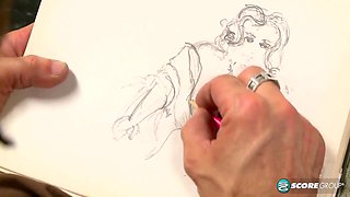 Selena Castro In Living Art