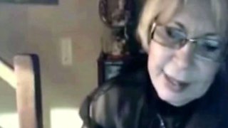 Black and white granny 74 yo