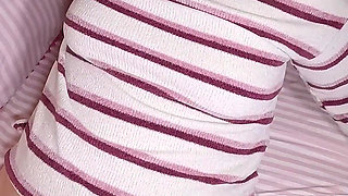 MILF Gets Fucked with Her Legs Spread Wide, Receiving a Load Inside Her Fat Pussy. Homemade Sex