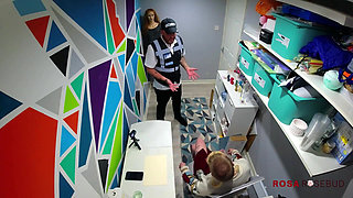 Rosa Caught Shoplifting Again & Fucks Security Guard