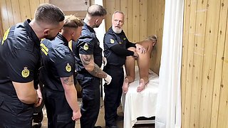 Bonnie Blue Gets Gangbang From Airport Security