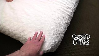 Hardcore ffm blowjob and doing handjob