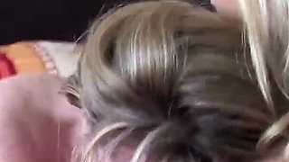 Milfs working their pussies on the bed