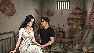 Desi Teacher Jaya Fucked Hard Anal & Cumshot - Telugu 3D Sex Animation with BBW Aunty
