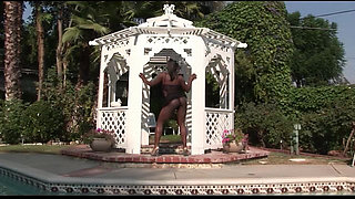 Hot Black Slut Takes Monster BBC Deep in Her Tight Pink Pussy During Wild Outdoor Fuck - Massive Load Dumps on Her Curvy Ass