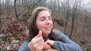 Lena Paul's Nature Passion Ignites in Sensual Blowjob Heat
