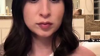 MILF in fishnet enjoys foot fetish