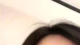 Amateur young teen solo masturbation on her livingroom