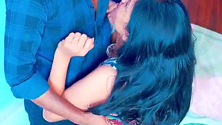 Desi Hot Malkin Fucked Hard by Her Naughty Servant in the Hot Night