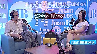 Tetas Grandes, Antonella Jones And David Bander - Milf De Naturales Se Folla Una Bbc En Un Podcast Caliente