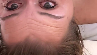 Stepdad creates a mess face fucking stepdaughter