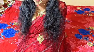 Newly Married Desi Bhabhi Blowjob & Doggy Style in Bedroom - Hindi Dirty Talk with Lalita Singh