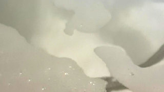 I give myself an orgasm in the bath.