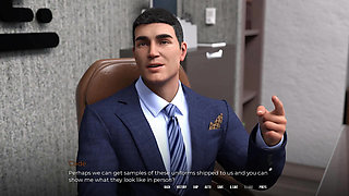 In Security: Cuckold Watches His Wife Getting Pounded Rough and Spanked by BBC in Her Office on the Desk - Episode 9