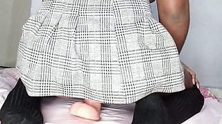 Stacked brunette goes solo toys and masturbation