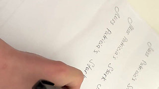 Composing Sketch for My Slave’s Tattoo