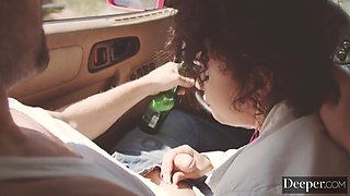 Lucky guy fucking tight milfs' deep throats on a daily basis