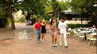 Brunette from village blowjob outdoors