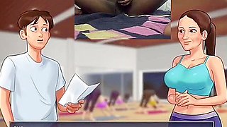 Rubbing My Dick On Yoga Teacher While Helping Her - Car Toon
