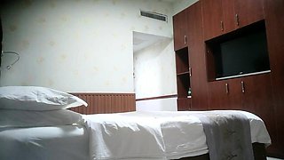 Blonde Asian Girl Licked Fingered Fucked On The Bed