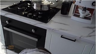 Slutty Maid Wants Sex In The Kitchen For Money. Fucked On The Table And Filled With Cream - Valeria
