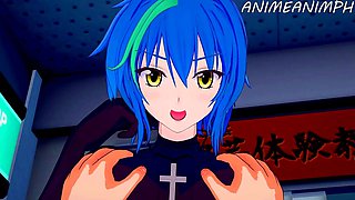 Spicy hentai teen unbelievable adult clip