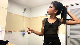 Skinny Thai maid Som was built for fucking